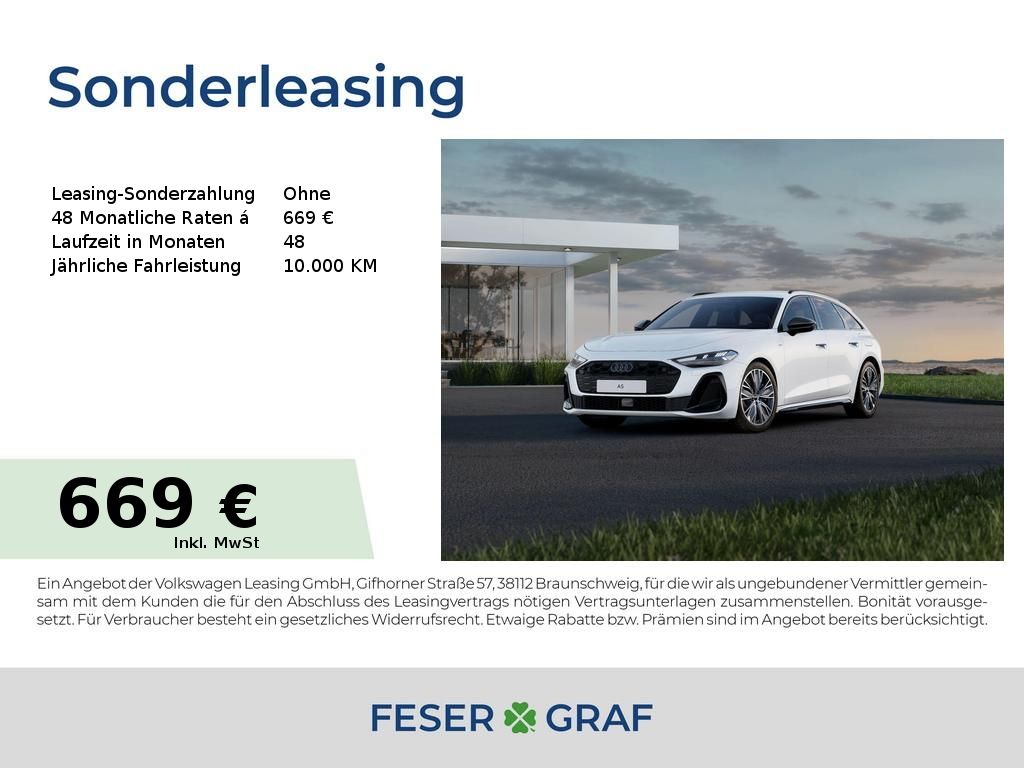 Audi A5 Avant e-hybrid qu. 2x S line/Matrix/tech+/B&O