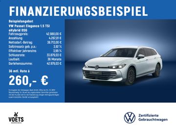 Volkswagen Passat Elegance 1.5 TSI eHybrid DSG AreaView+HuD