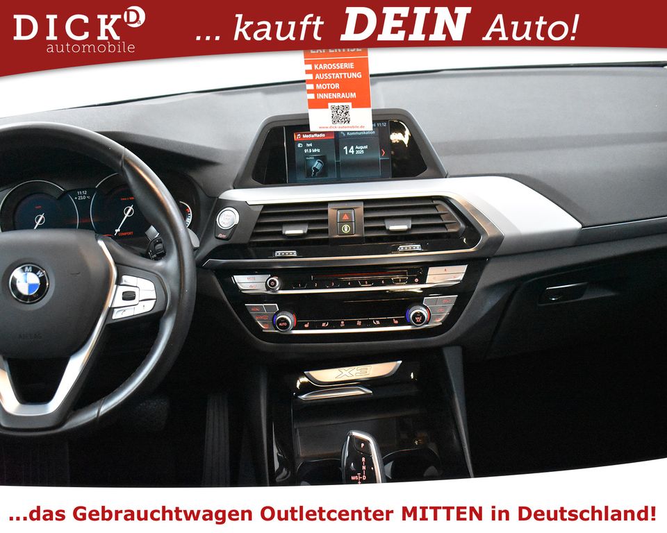 BMW X3 xDri 20d Aut Advan NAVI+LED+AHK+ACC+SHZ+PDC+M