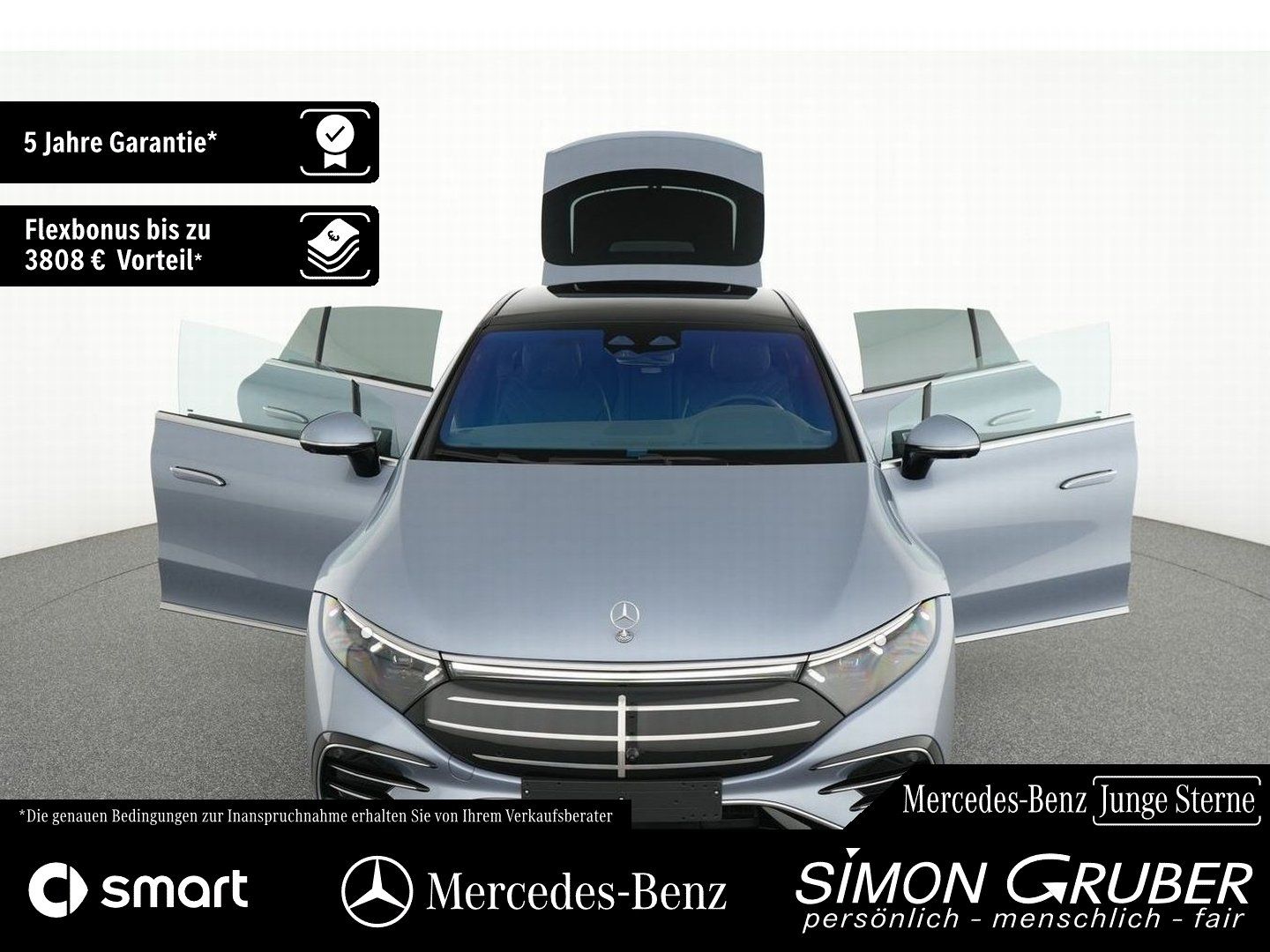 Fahrzeugabbildung Mercedes-Benz EQS 450+ AMG Manufaktur Leder 4*Massage 118kwh