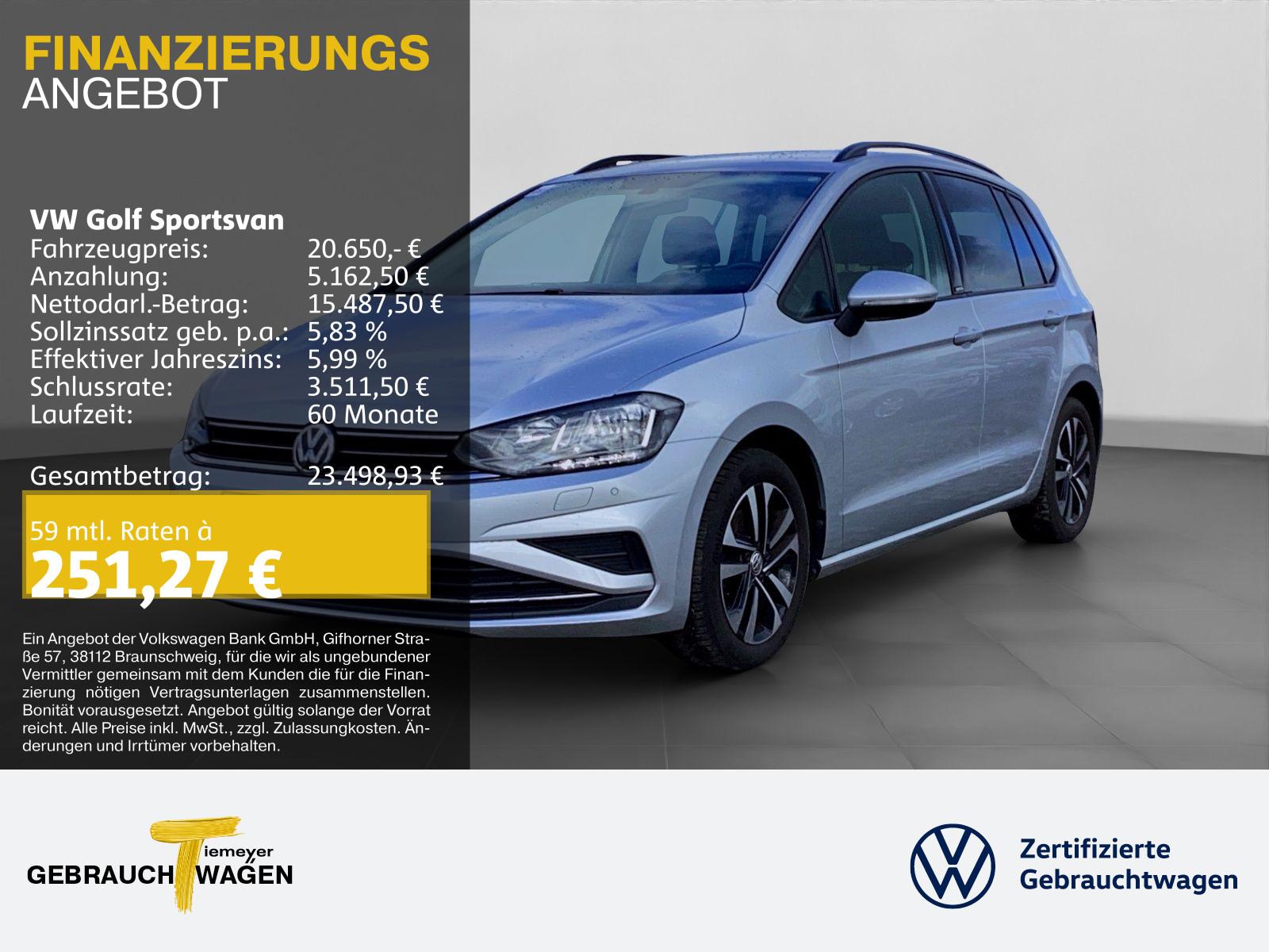 Volkswagen Golf Sportsvan 1.5 TSI DSG UNITED NAVI APP-CON S
