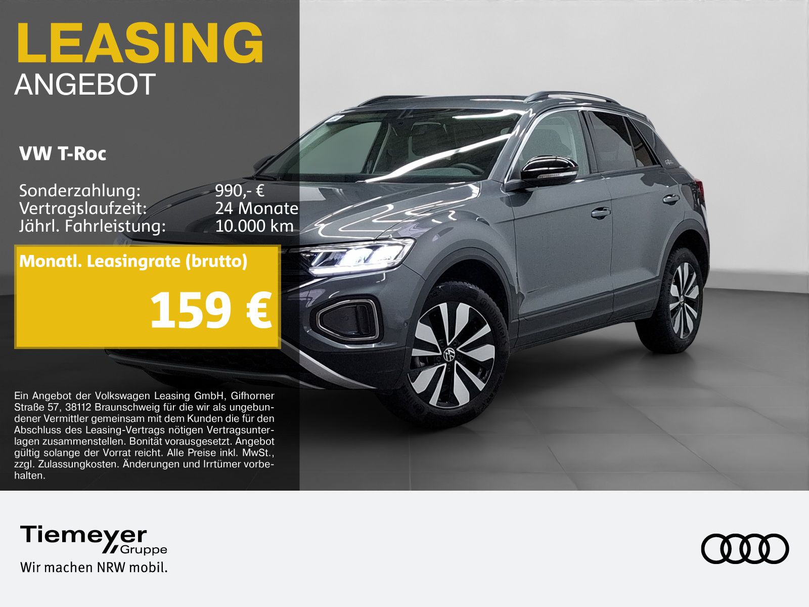 Volkswagen T-Roc 1.0 TSI GOAL NAVI ASSIST APP-CON PRIVACY