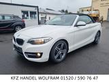 BMW 225d Cabrio Sport Line Sportsitze Automatik Navi - weiße BMW 225