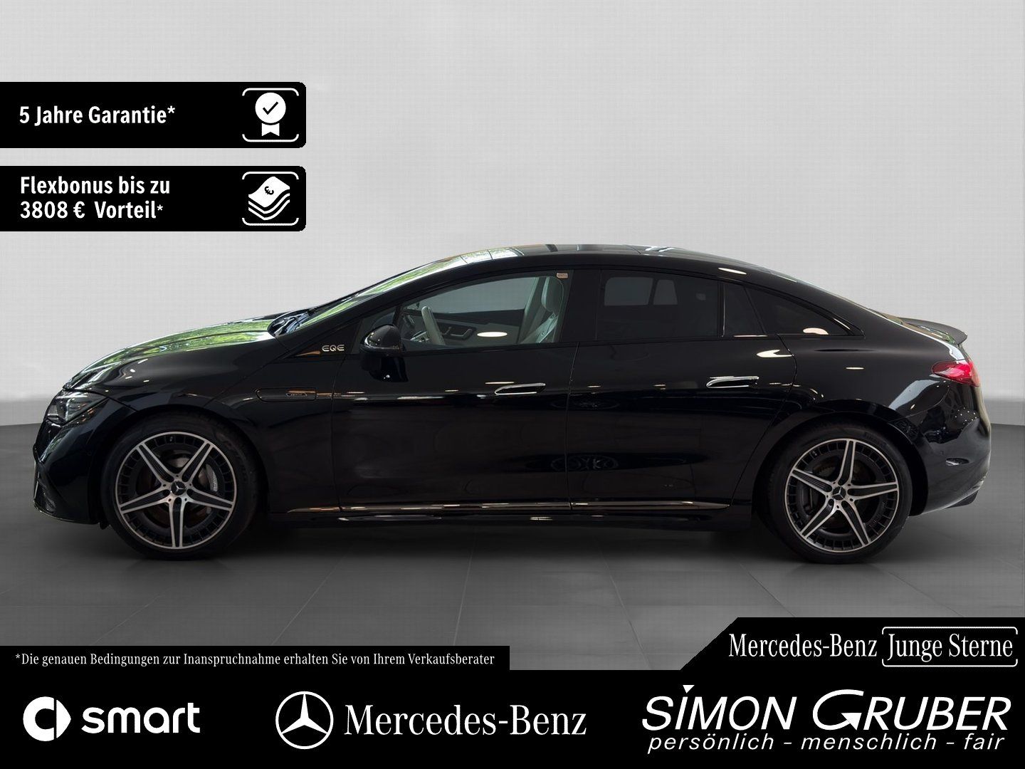 Fahrzeugabbildung Mercedes-Benz EQE 43 4M AMG Massage Sitzklima Pano AHK Mod 25