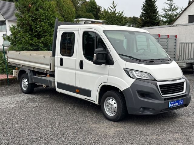 Peugeot BOXER PRITSCHE DoKa 7 SITZER AHK BIS 2500 KG ASR