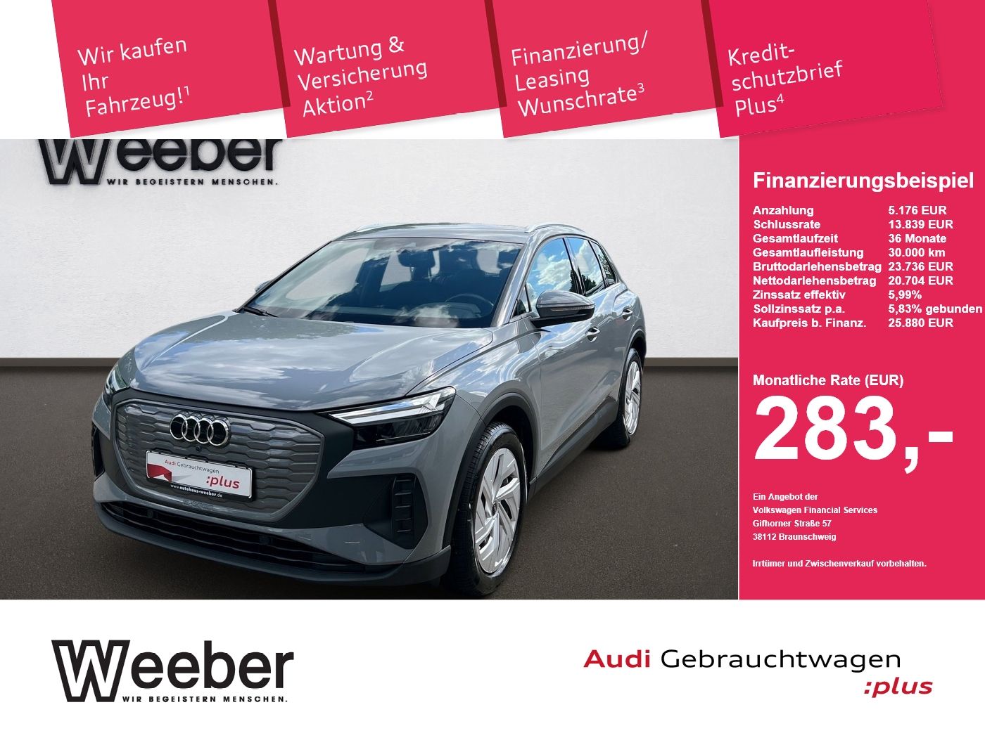 Audi Q4 e-tron * SHZ *GRA*PDC*LED* APP CONNECT *