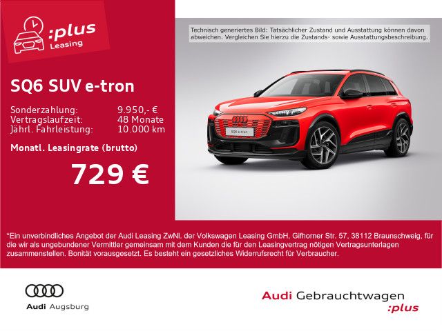 Audi SQ6 e-tron qu.*Wärmep.*PANO*AHK*MATRIX*21"*
