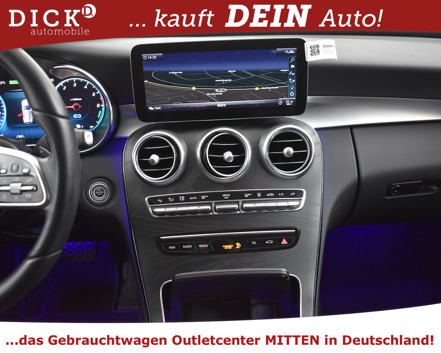 MERCEDES-BENZ C300de T Avant AMG 18"+COMAND+WIDESC+360+LED+ACC - Image 14