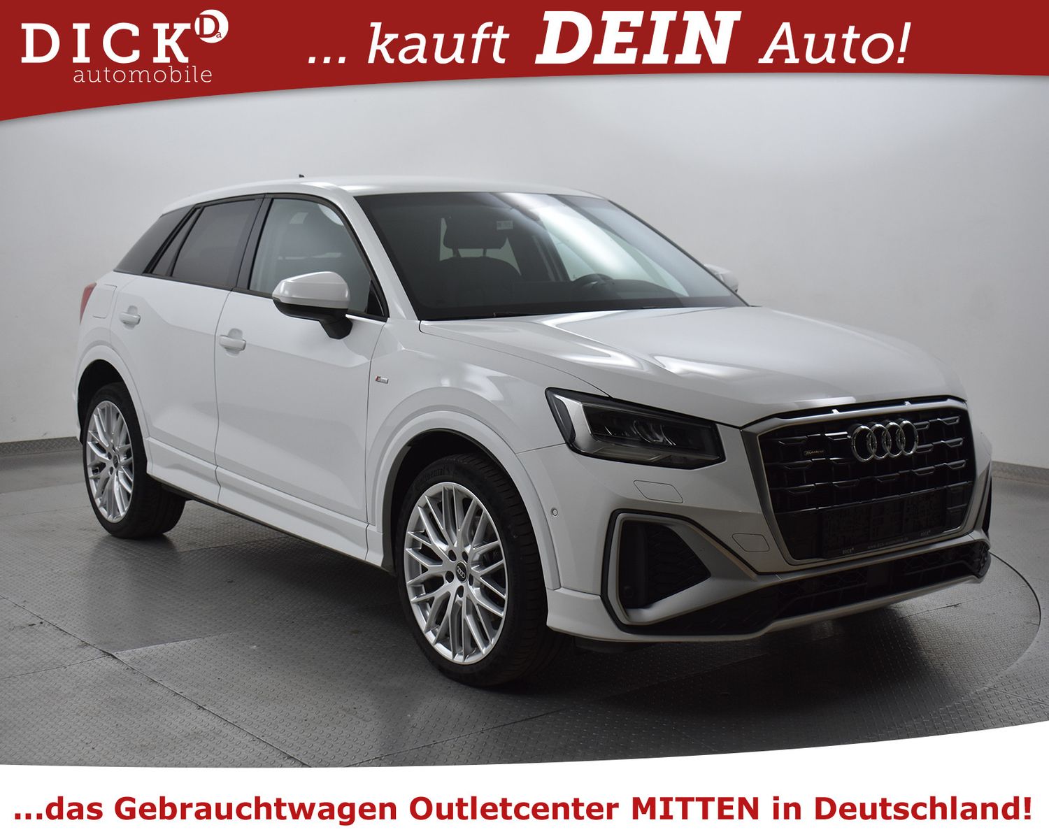 Fahrzeugabbildung Audi Q2 35d Quatt S LINE SPORT+NAVI+KAMER+LED+AHK+19"