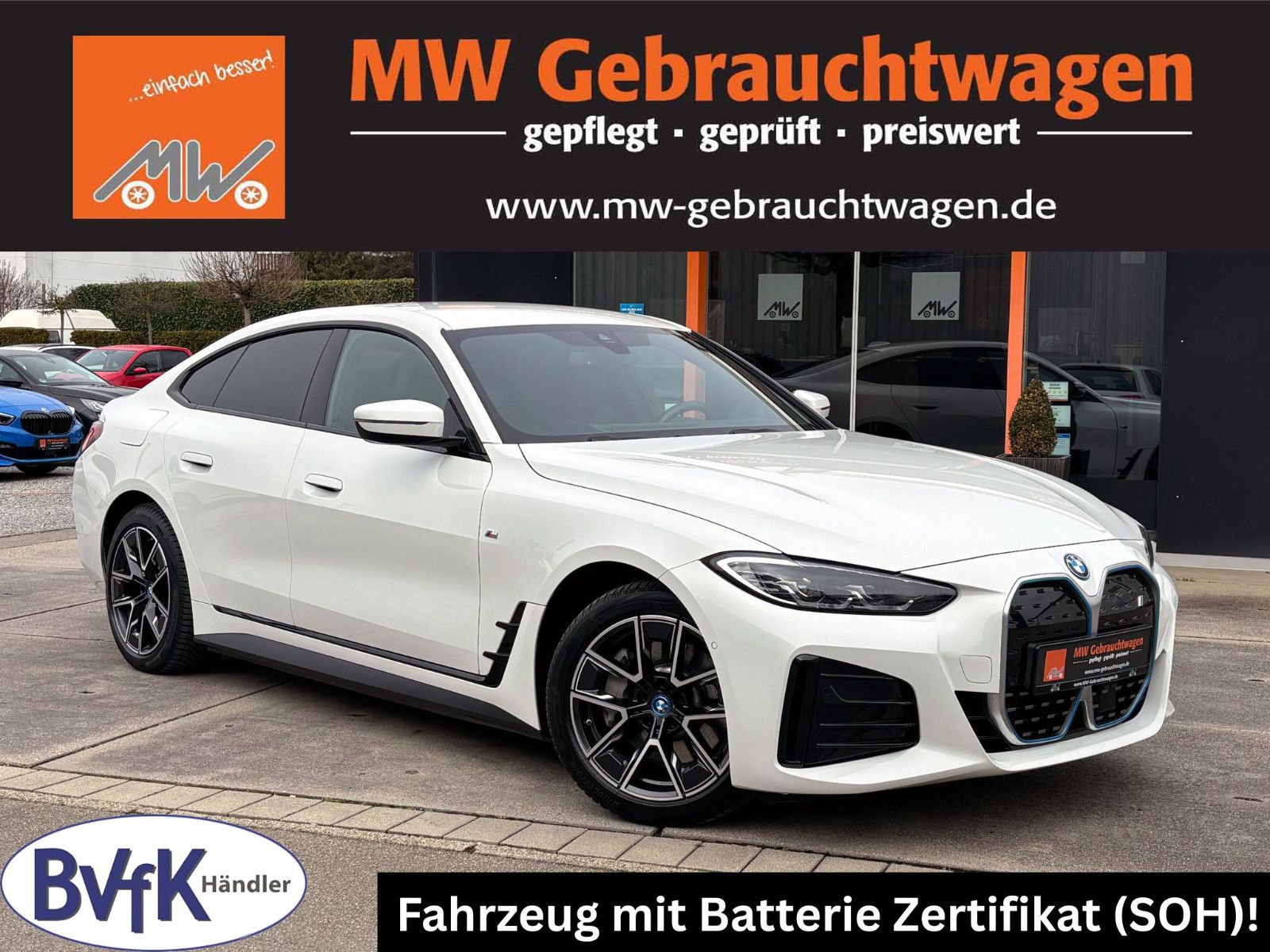 Fahrzeugabbildung BMW i4 eDrive40 Gran Coupe M-Sport LED AHK KAM ACC