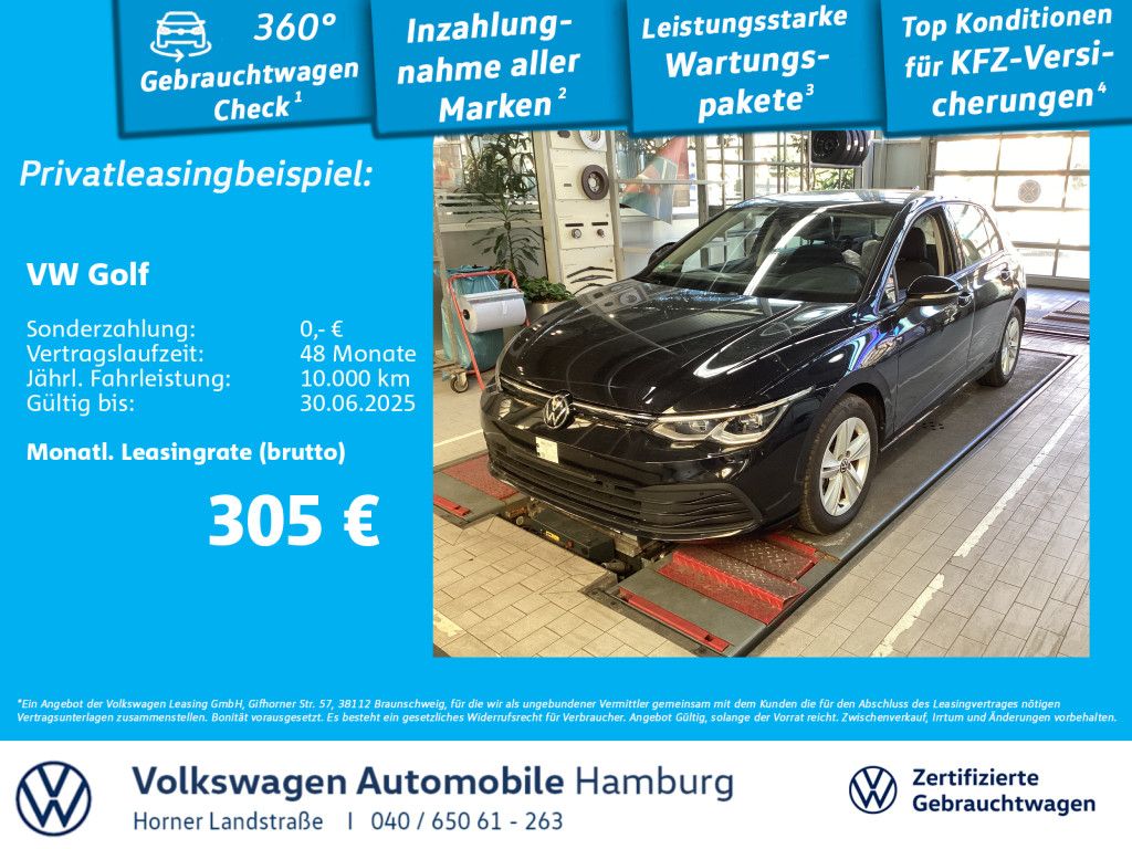 Volkswagen Golf VIII 1.5 TSI Life LED Navi LaneAssist