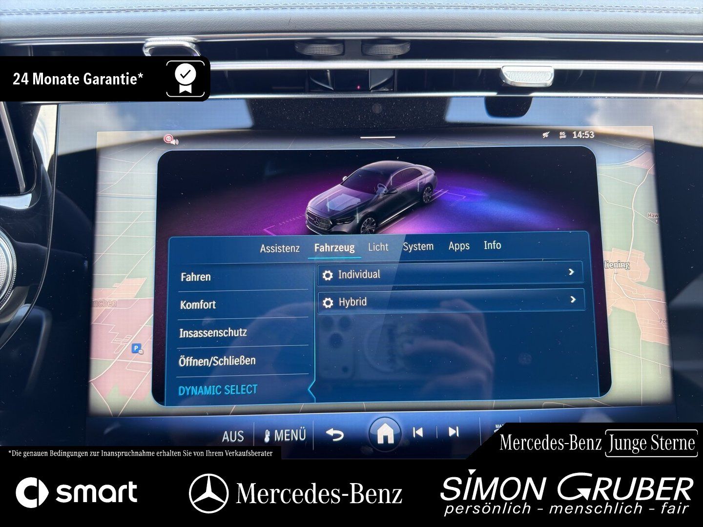 Fahrzeugabbildung Mercedes-Benz E 400 e 4M AMG Airmatic Nappa Superscreen HAL