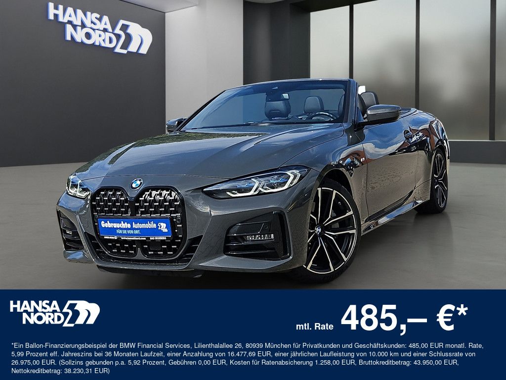 BMW 430i Cabrio M-SPORT LASER NAVI KAMERA H K 19 foto 1