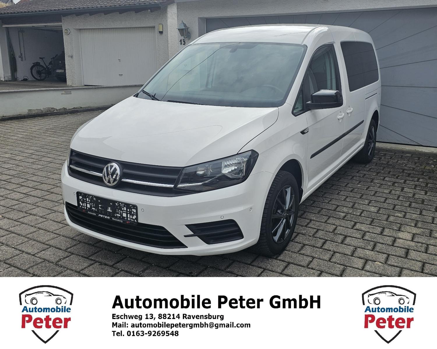 Volkswagen Caddy 2.0 TDI PKW Maxi 7-Sitzer PDC Navi AHK