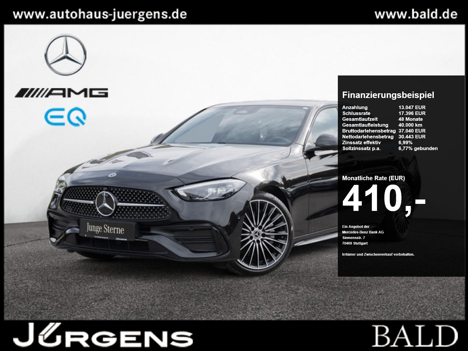Mercedes-Benz C-Class d AMG-Sport/LED/360/Burm/Night/Memo/Totw