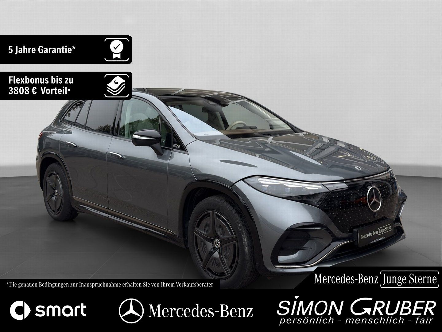 Fahrzeugabbildung Mercedes-Benz EQS 450 4M SUV AMG Pano FOND Burme HUD DigiL AHK