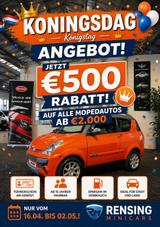 Microcar Minicar Mopedauto €500 Königstag Rabatt 45 KM - Microcar Gebrauchtwagen