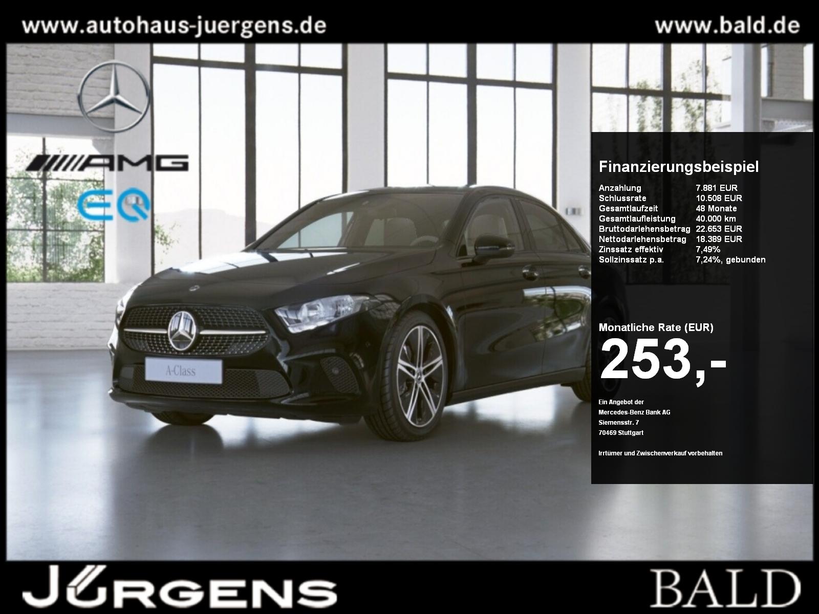 Mercedes-Benz A 180 Lim Progressive+Night+Carbon+AHK+Cam+Navi