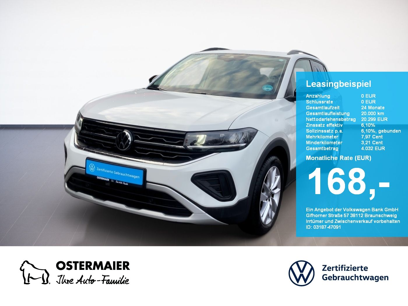 Volkswagen T-Cross GOAL 1.0TSI 95PS ACC.NAVI+VC.2xPDC.LED.A