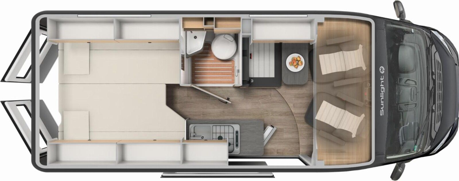 Fahrzeugabbildung Sunlight Adventure Cliff 602 Digital Paket/Chassis Paket!