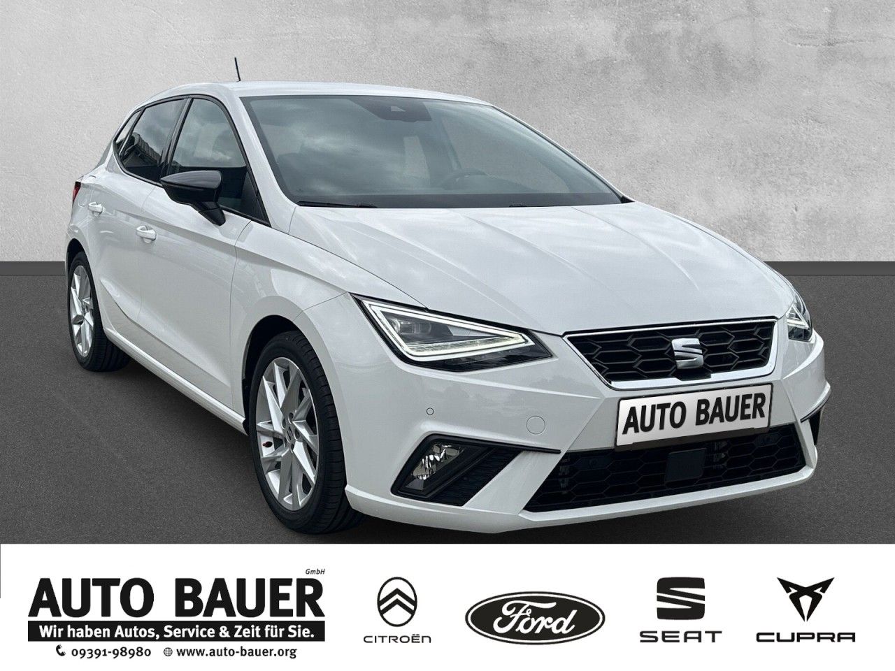Fahrzeugabbildung SEAT Ibiza FR 1.0 TSI 81 kW (110 PS) 7-Gang-Dsg - mit KI generiert/bearbeitet