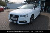 Audi A5 Cabriolet 2.0 TFSI S-Line AHK Navi Leder MMI - Audi A5: Weiß, Cabrio