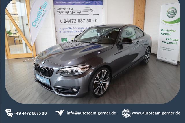 BMW 218d Sport Line Navi AHK Xenon Teilleder