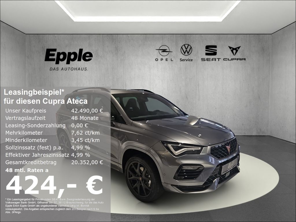 Ateca 2.0 TSI 140 kW (190 PS) 7-Gang DSG 4Drive