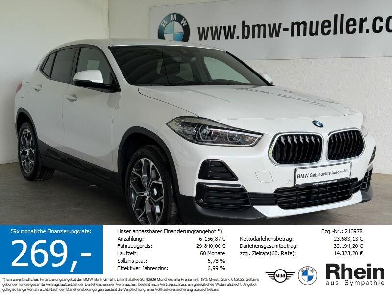 BMW X2 sDrive18d A LED/NAV/CAM/S-SITZ/TEMPO/PDC/SH