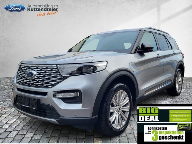 Ford Explorer Plug-in-Hybrid Platinum Leder Glasdach