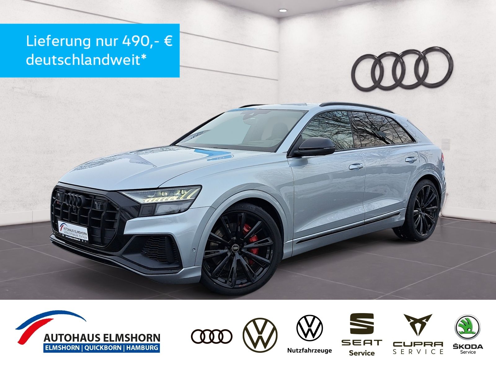 Audi SQ8 TFSI quattro tiptr. PANO STANDHEIZ B&O HEAD