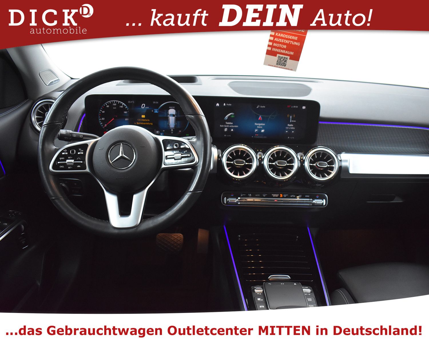 MERCEDES-BENZ GLB200d 4M >NIGHT+PANO+WIDES+360+HEAD+LED+BURMES - Image 15