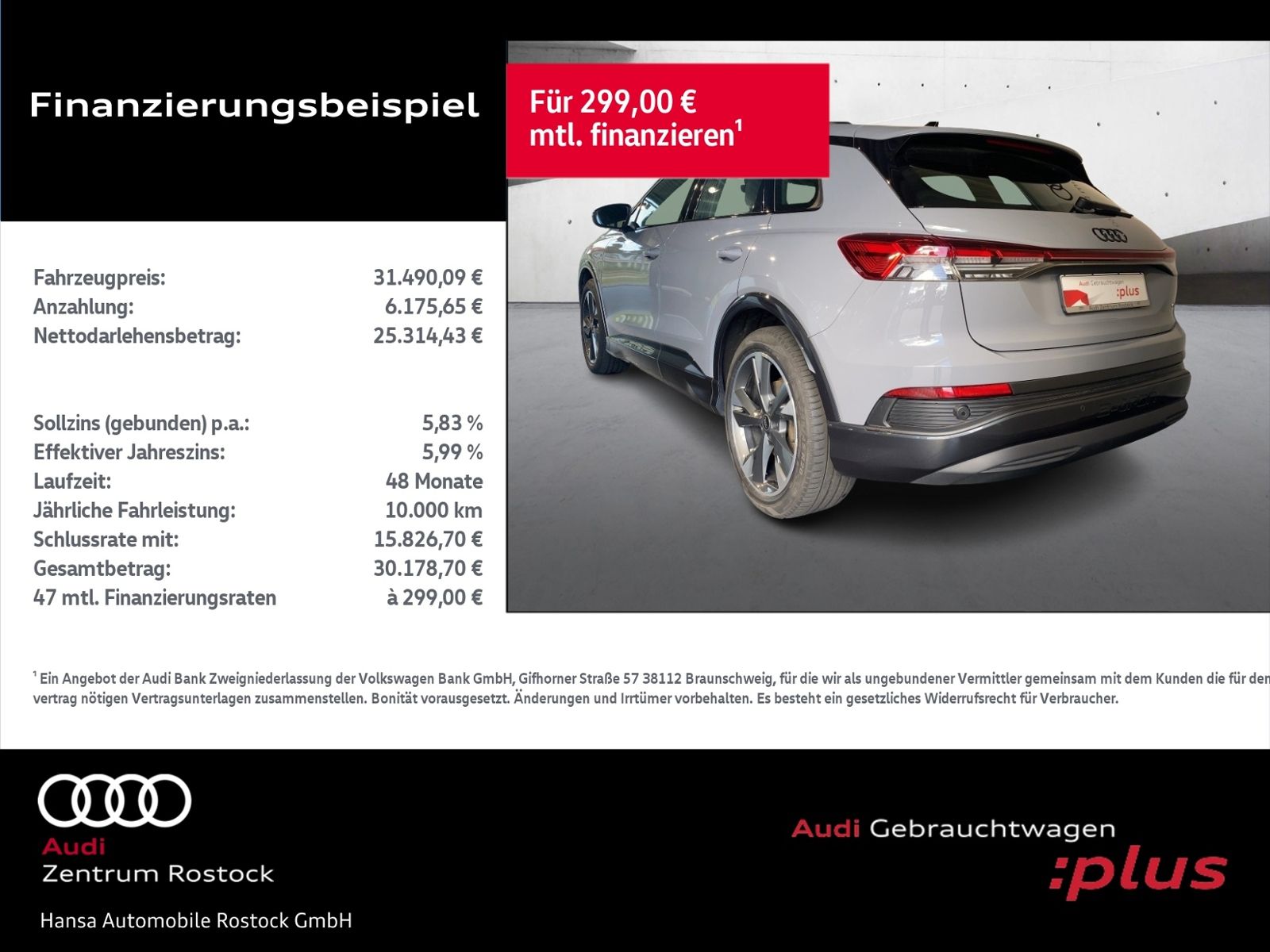 Audi Q4 45 e-tron Quattro+Navi+Matrix+Ahk+Virt Cock+A imagem 3