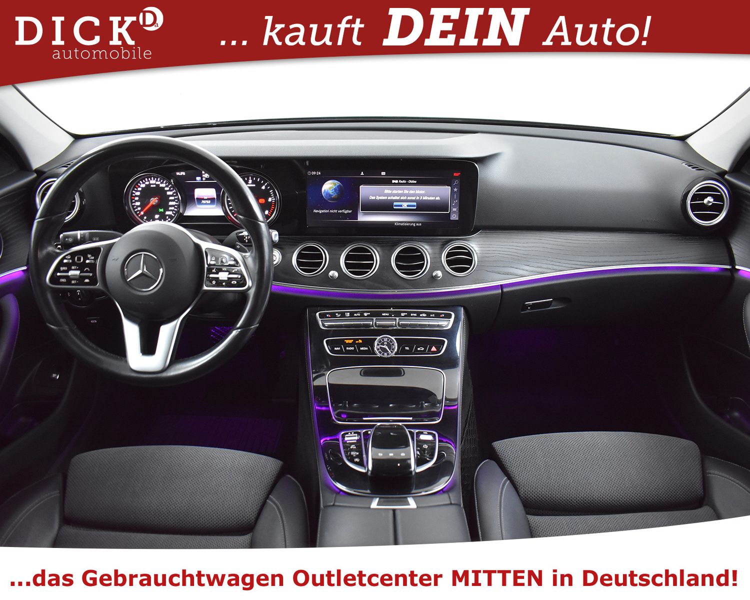 MERCEDES-BENZ E 200d 9G Avantg NAVI+LEDER+SHZ+KAM+LED+ACC+18" - Image 11