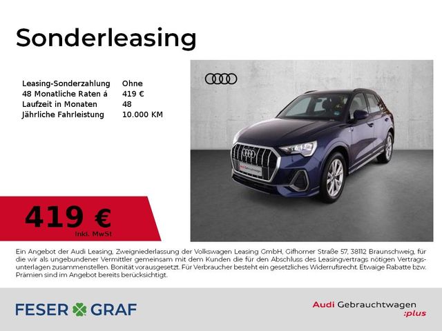 Audi Q3 35 TDI S Line Ext Leder,Navi,Kamera