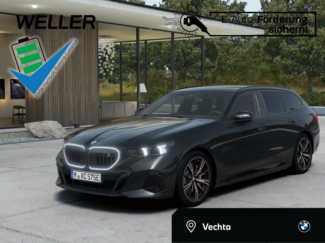 BMW i5 Touring eDrive40 MSport HUD 360° B/W AHK 20'