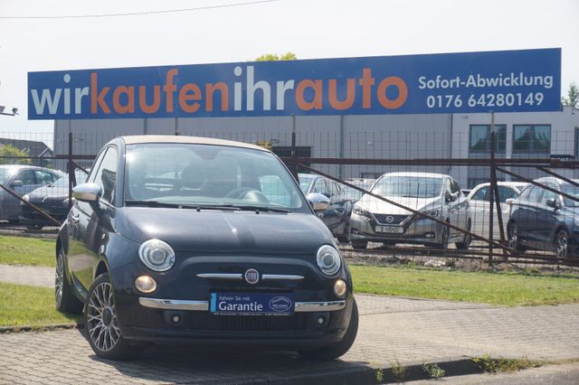 Fiat 500C*TEILLEDER*PDC*BI-XENON*KLIMA*ZV-FUNK !!