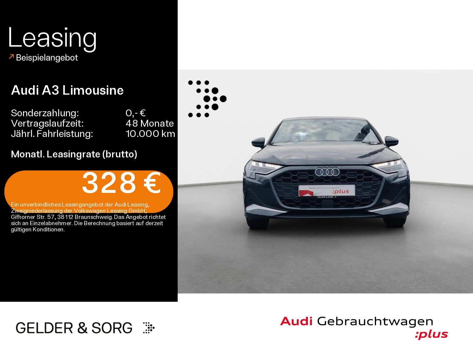 Audi A3 Limousine 35 TDI advanced RFK*LED*Sound*Navi