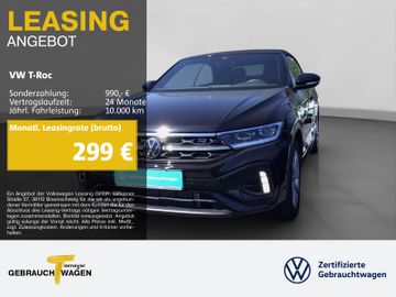 Volkswagen Leasingangebot: Volkswagen T-Roc Cabrio 1.5 TSI DSG R-LINE BLACK LM19 LEDER
