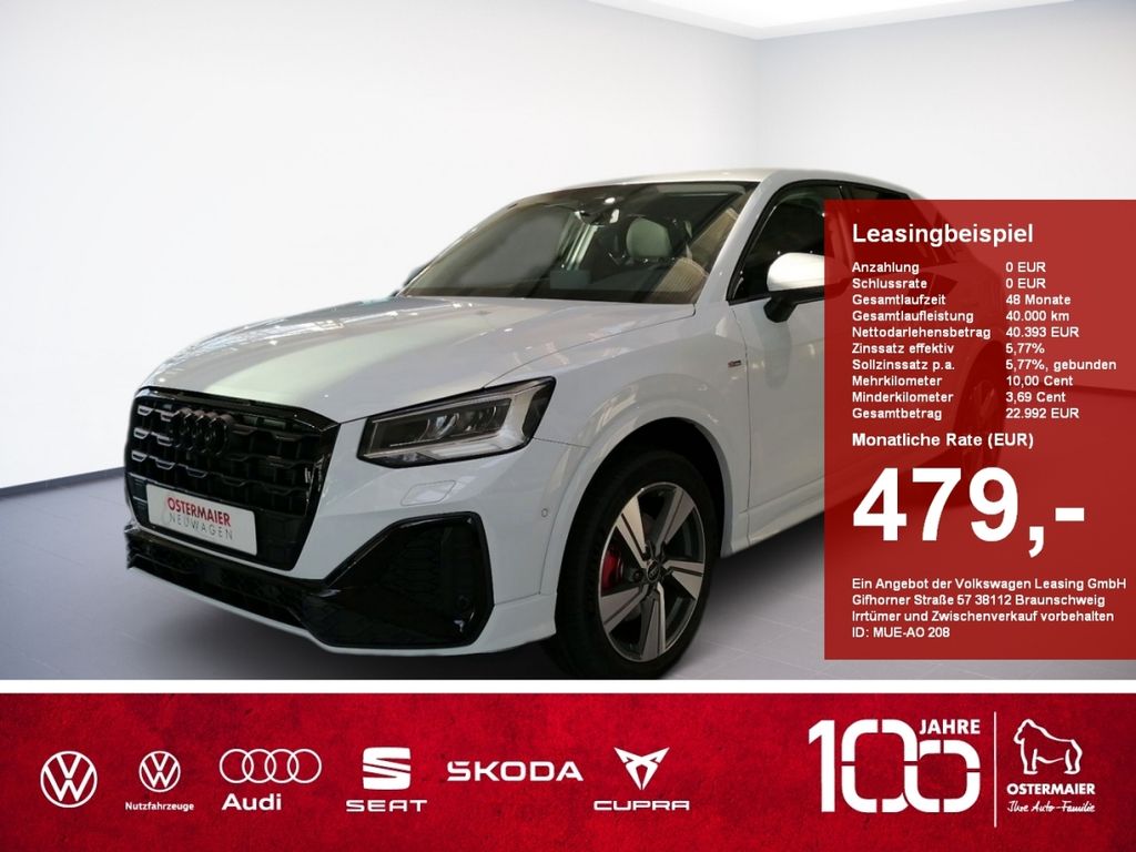 Audi Q2 S-LINE 35TFSI 150PS S tronic AHK.KAMERA.NAVI.