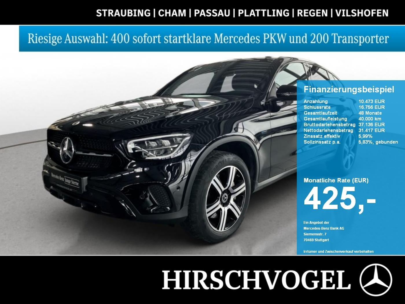 Mercedes-Benz GLC 300 e 4M Night+AHK+MBUX+Navi-Pl.+LED+Kam+PDC