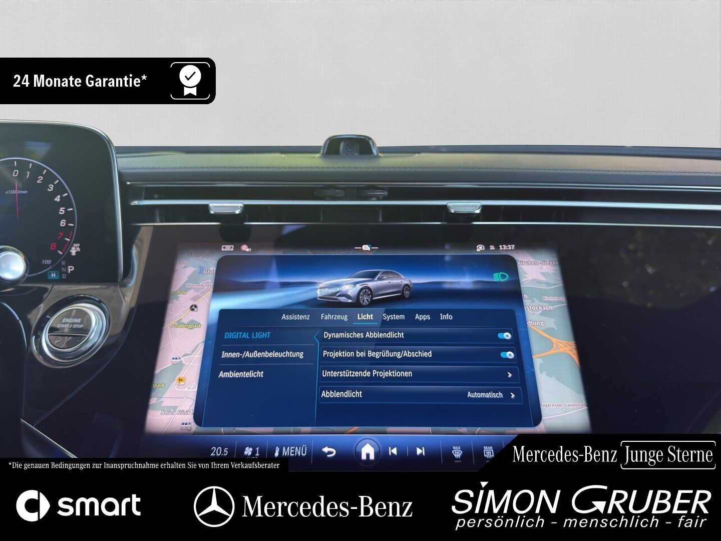Fahrzeugabbildung Mercedes-Benz E 300 e AMG Pano Superscreen Sitzklima HUD Burm