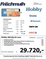 Hobby De Luxe 460 UFe 1.5T Movervorbereitung - Hobby 460 ufe