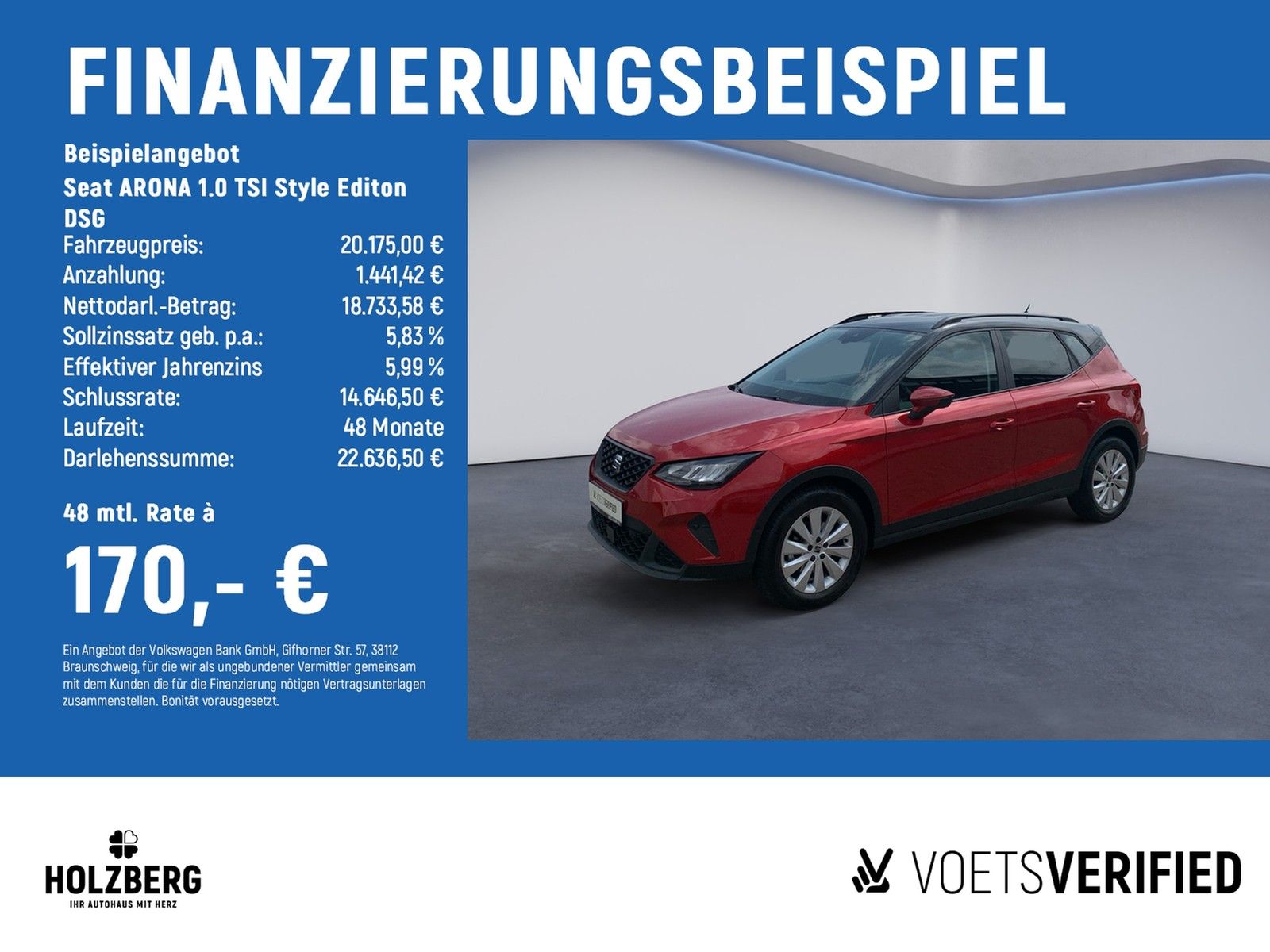 Seat ARONA 1.0 TSI Style Editon DSG RFK+EPH+SHZ