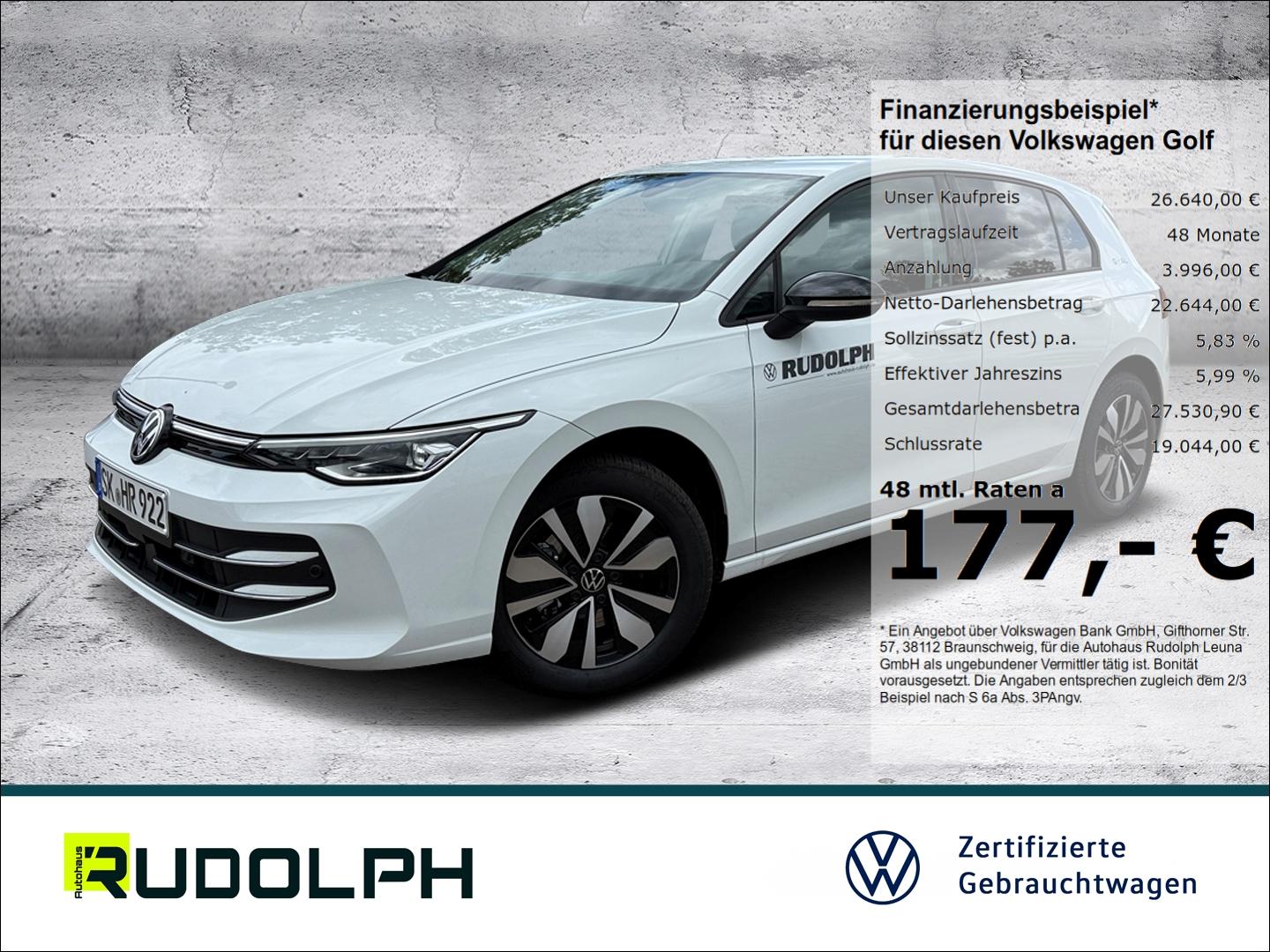 Volkswagen Golf VIII Goal 1.5 TSI 6-Gang LED BT Navi AHK AC