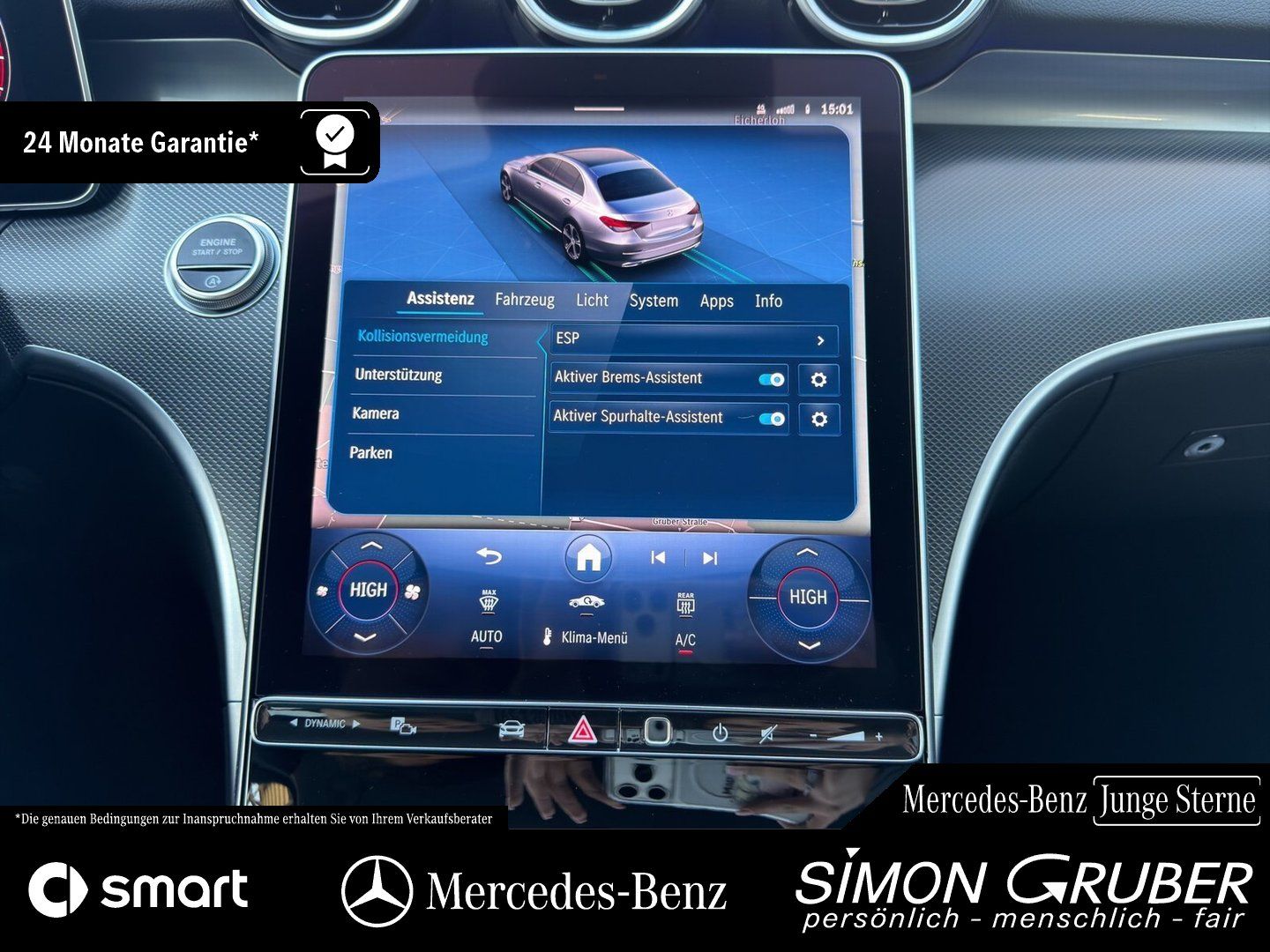 Fahrzeugabbildung Mercedes-Benz C 180 Avantgarde MBUX Kamera AHK LED DAB