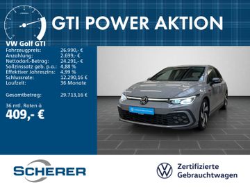 Volkswagen Leasingangebot: Volkswagen Golf GTI 2.0 TSI DSG MATRIX KAMERA ACC NAVI APP-