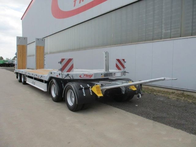 Fliegl VTS 400 4 Achsen Tieflader mit Rampen