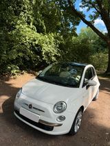 Fiat 500 1.2 8V Lounge Gelato Weiß Panorama TÜV neu - Fiat 500: Weis