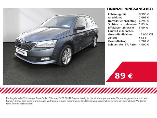 Skoda Fabia Combi 1.0 MPI Active Klima Bluetooth Sitzh